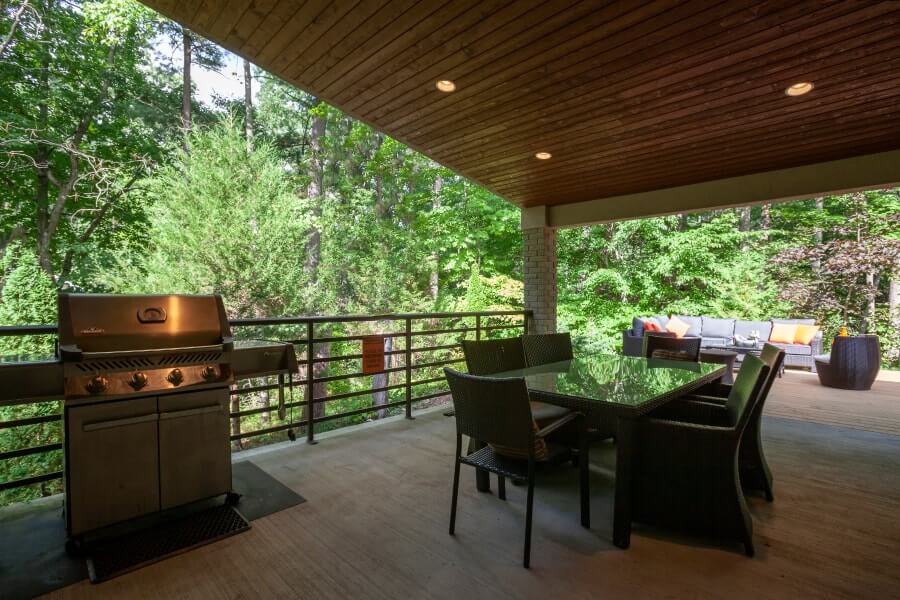 Covered patio