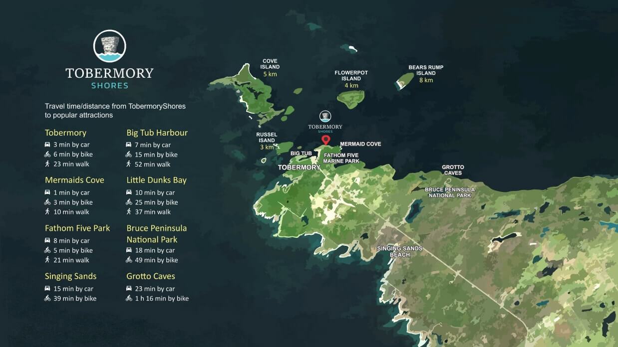Tobermory map